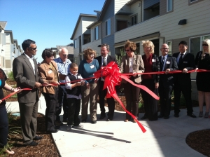 Ribbon cutting ceremony at the grand opening of Esperanza Crossing